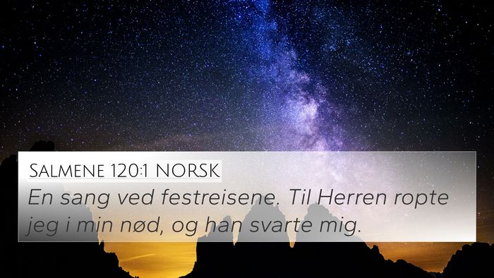 Salmene 120:1 NORSK Bible Verse Image