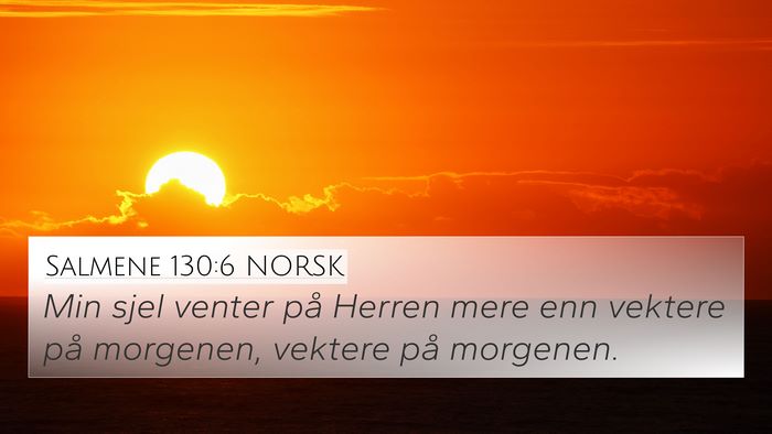 Salmene 130:6 NORSK Bible Verse Image
