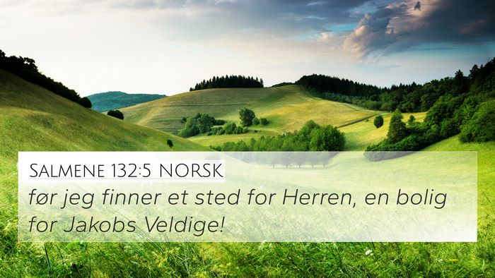 Salmene 132:5 NORSK Bible Verse Image