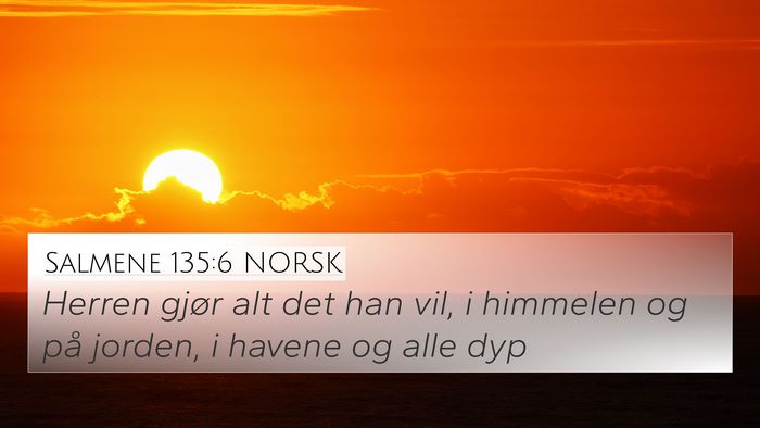 Salmene 135:6 NORSK Bible Verse Image