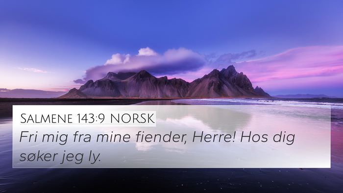 Salmene 143:9 NORSK Bible Verse Image