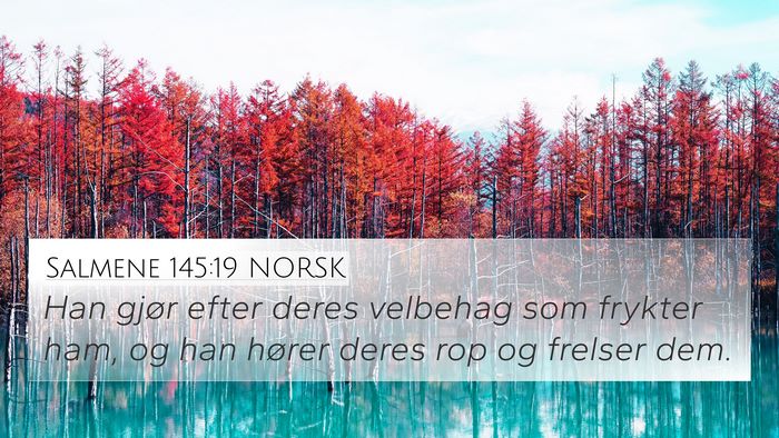 Salmene 145:19 NORSK Bible Verse Image