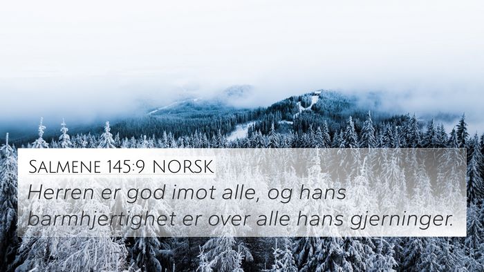 Salmene 145:9 NORSK Bible Verse Image