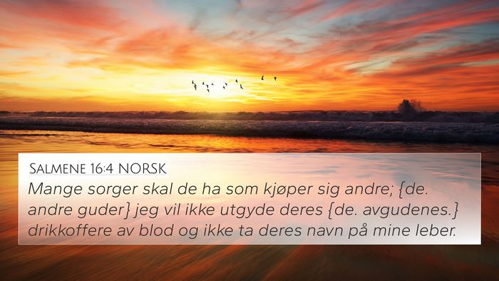 Salmene 16:4 NORSK Bible Verse Image