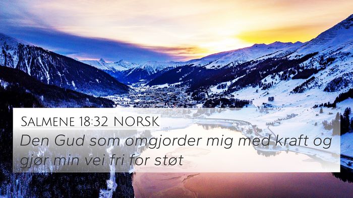 Salmene 18:32 NORSK Bible Verse Image