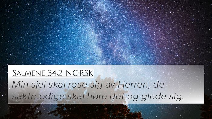 Salmene 34:2 NORSK Bible Verse Image