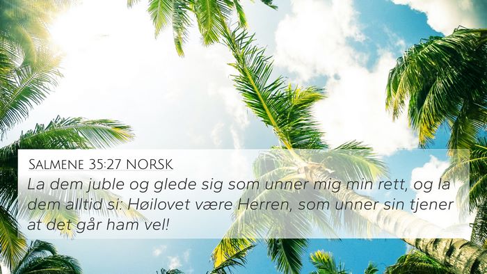 Salmene 35:27 NORSK Bible Verse Image