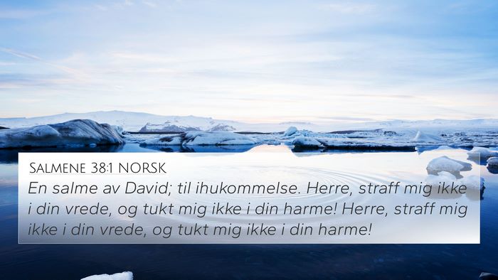 Salmene 38:1 NORSK Bible Verse Image
