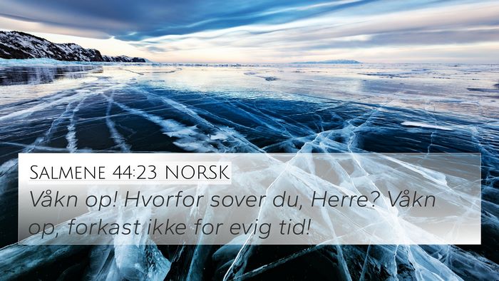 Salmene 44:23 NORSK Bible Verse Image