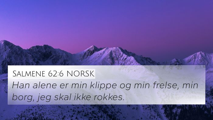 Salmene 62:6 NORSK Bible Verse Image