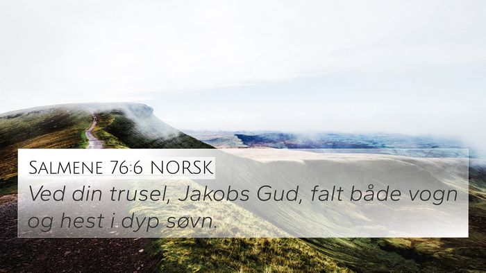Salmene 76:6 NORSK Bible Verse Image