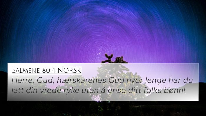 Salmene 80:4 NORSK Bible Verse Image