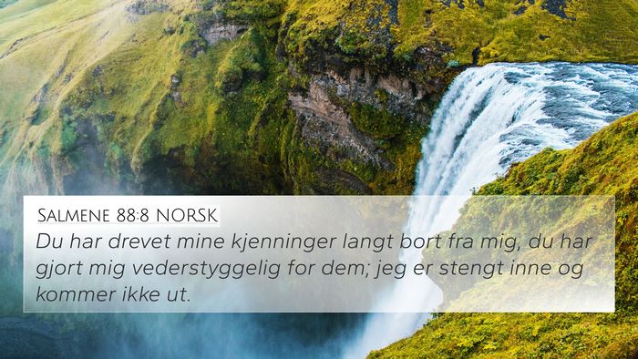 Salmene 88:8 NORSK Bible Verse Image
