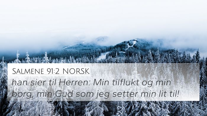 Salmene 91:2 NORSK Bible Verse Image