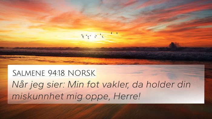Salmene 94:18 NORSK Bible Verse Image