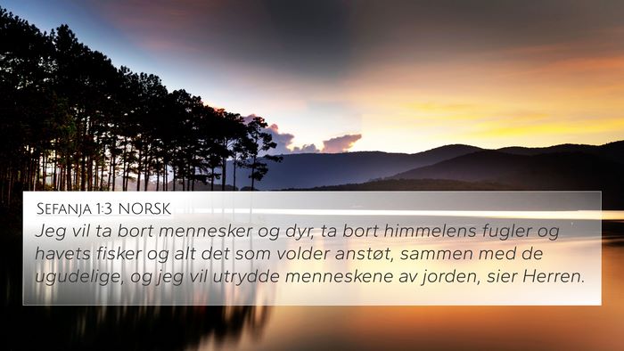 Sefanja 1:3 NORSK Bible Verse Image