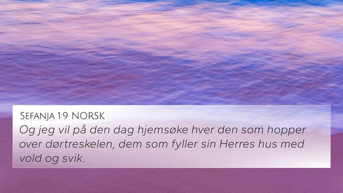 Sefanja 1:9 NORSK Bible Verse Image