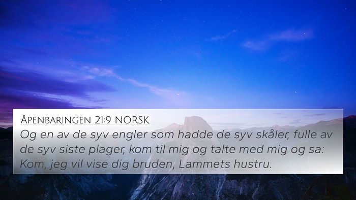 Åpenbaringen 21:9 NORSK Bible Verse Image