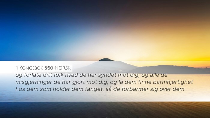 1 Kongebok 8:50 NORSK Bible Verse Image