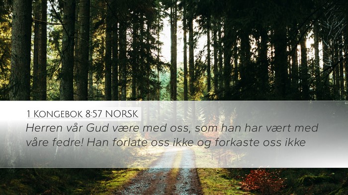 1 Kongebok 8:57 NORSK Bible Verse Image