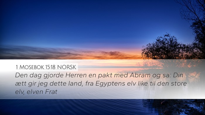 1 Mosebok 15:18 NORSK Bible Verse Image
