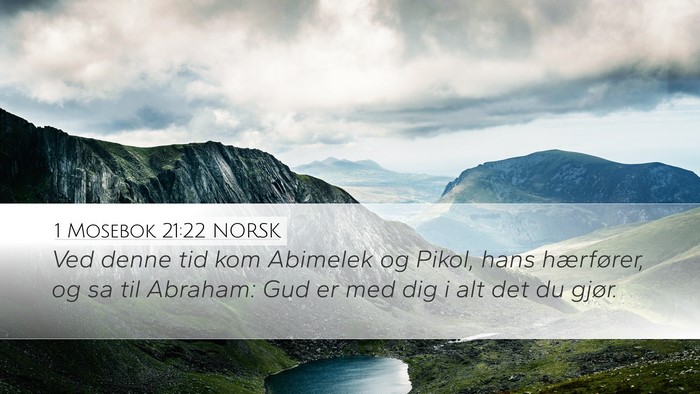 1 Mosebok 21:22 NORSK Bible Verse Image