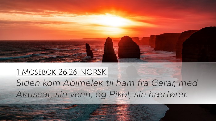 1 Mosebok 26:26 NORSK Bible Verse Image
