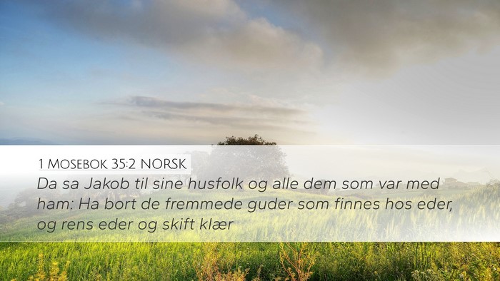 1 Mosebok 35:2 NORSK Bible Verse Image