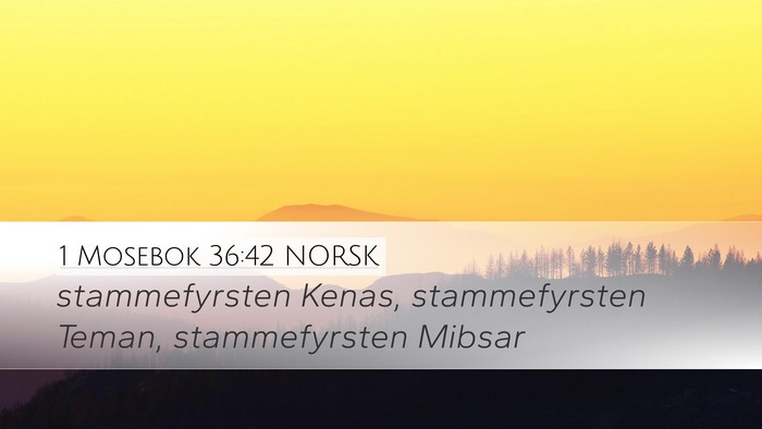 1 Mosebok 36:42 NORSK Desktop Wallpaper - stammefyrsten Kenas, stammefyrsten Teman, - Desktop Bible Verse Wallpaper