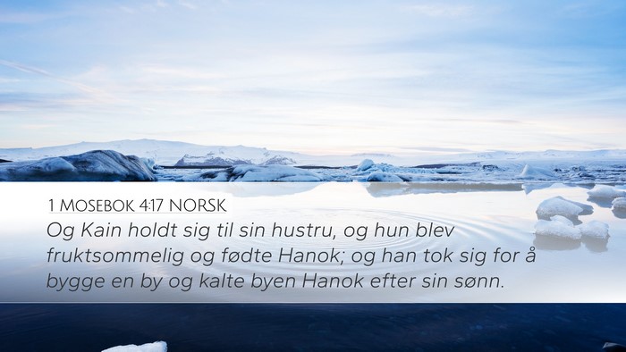 1 Mosebok 4:17 NORSK Bible Verse Image