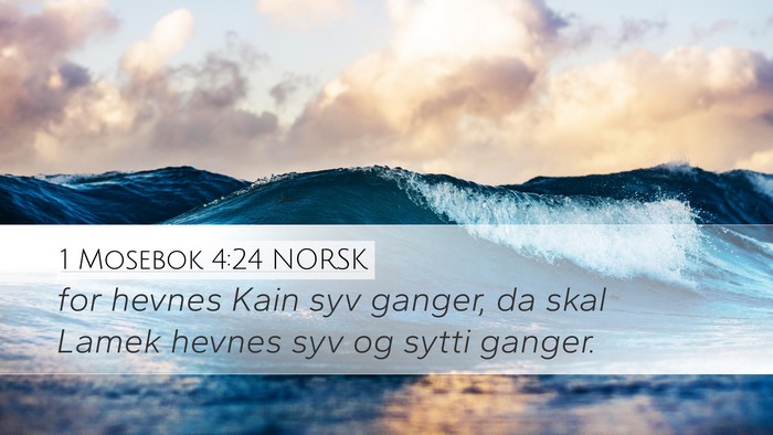 1 Mosebok 4:24 NORSK Bible Verse Image