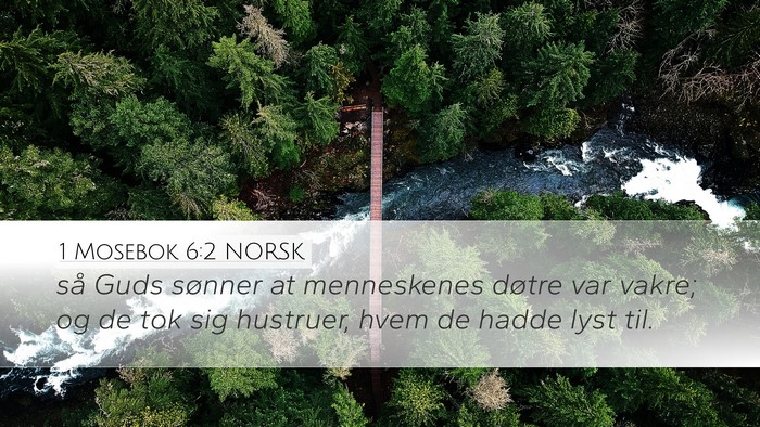 1 Mosebok 6:2 NORSK Bible Verse Image