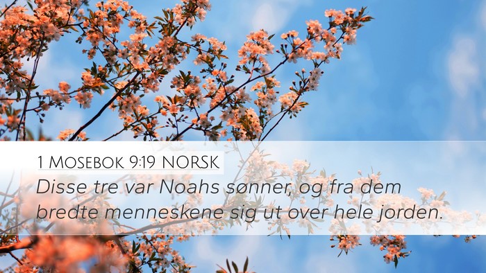 1 Mosebok 9:19 NORSK Bible Verse Image