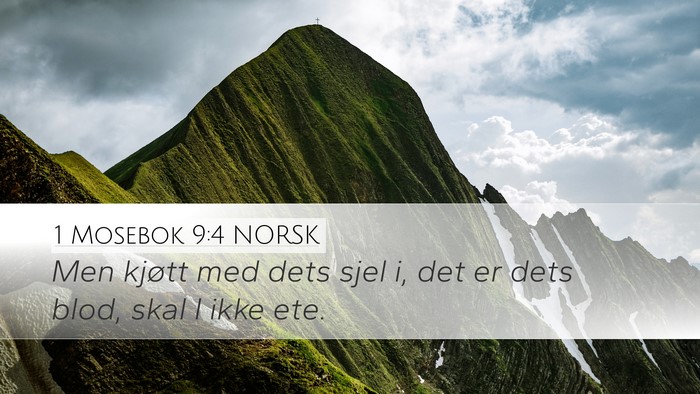 1 Mosebok 9:4 NORSK Bible Verse Image