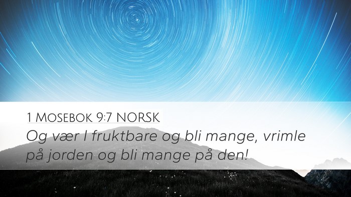 1 Mosebok 9:7 NORSK Bible Verse Image