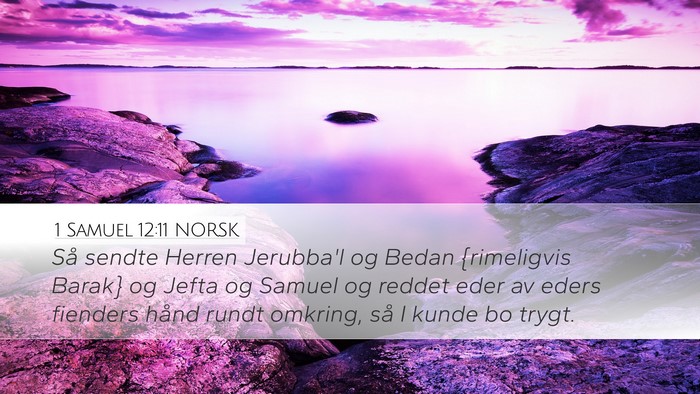 1 Samuel 12:11 NORSK Bible Verse Image