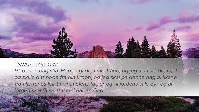 1 Samuel 17:46 NORSK Bible Verse Image
