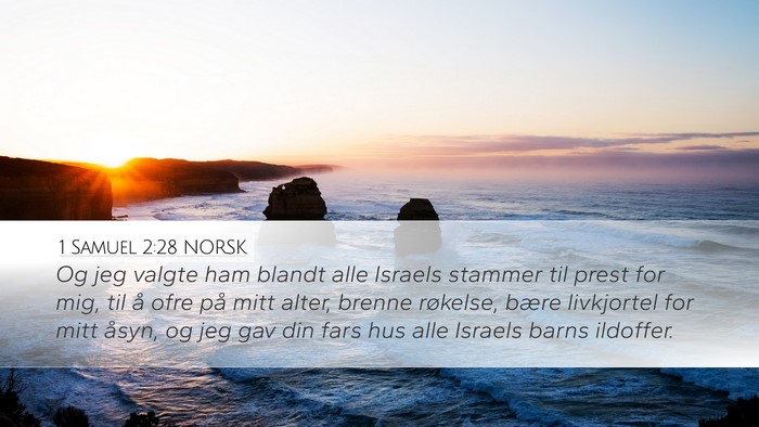 1 Samuel 2:28 NORSK Bible Verse Image