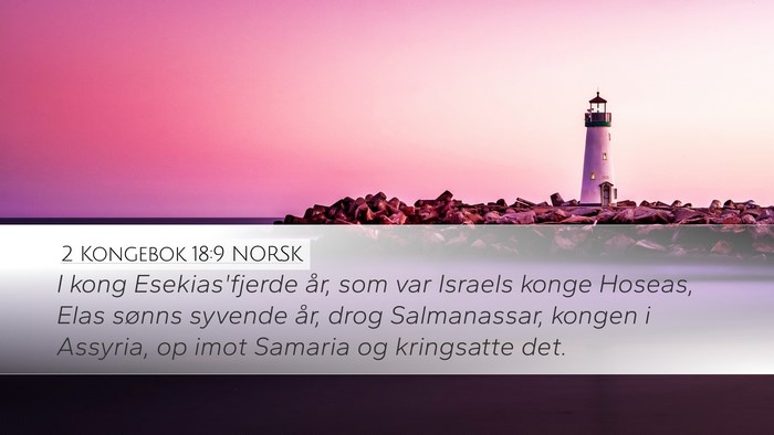 2 Kongebok 18:9 NORSK Bible Verse Image