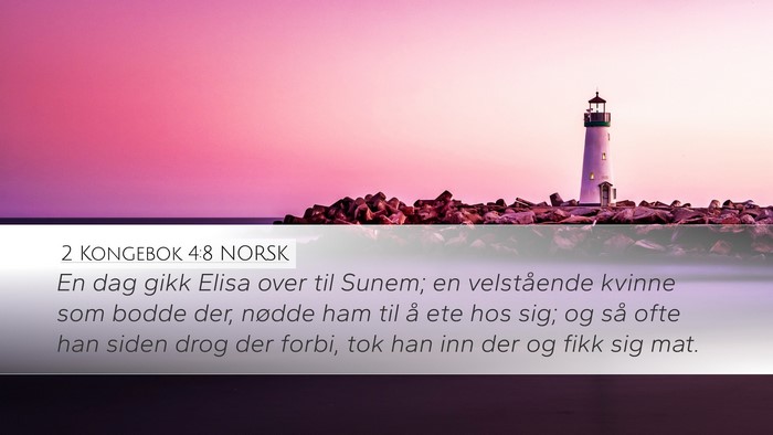 2 Kongebok 4:8 NORSK Bible Verse Image