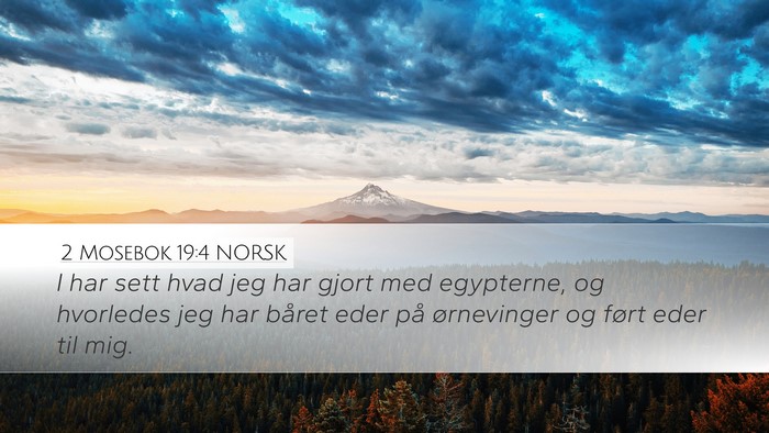 2 Mosebok 19:4 NORSK Bible Verse Image