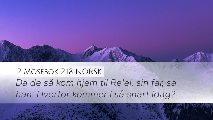 2 Mosebok 2:18 NORSK Bible Verse Image