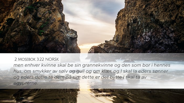2 Mosebok 3:22 NORSK Bible Verse Image