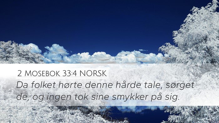 2 Mosebok 33:4 NORSK Bible Verse Image