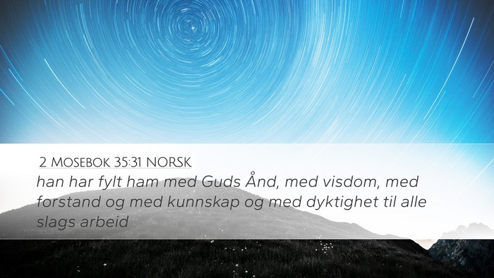 2 Mosebok 35:31 NORSK Bible Verse Image