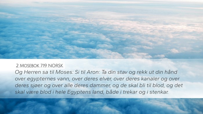 2 Mosebok 7:19 NORSK Bible Verse Image