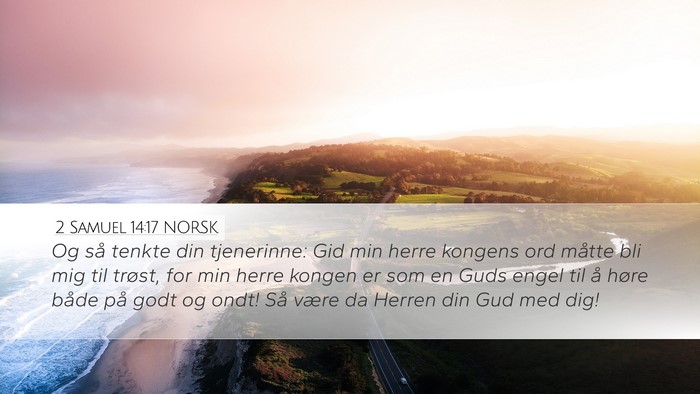 2 Samuel 14:17 NORSK Bible Verse Image