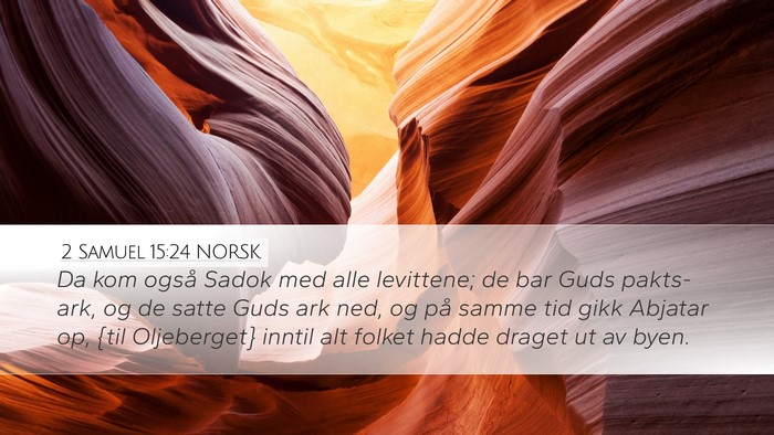 2 Samuel 15:24 NORSK Bible Verse Image