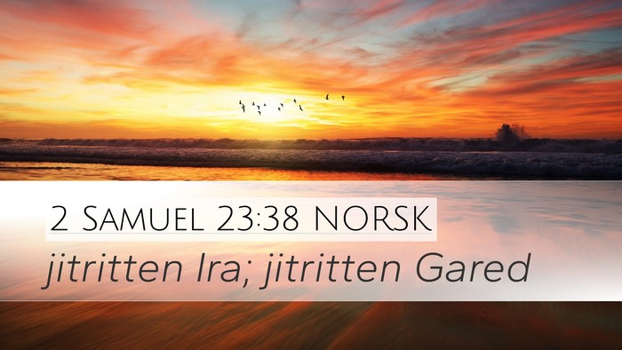 2 Samuel 23:38 NORSK Bible Verse Image