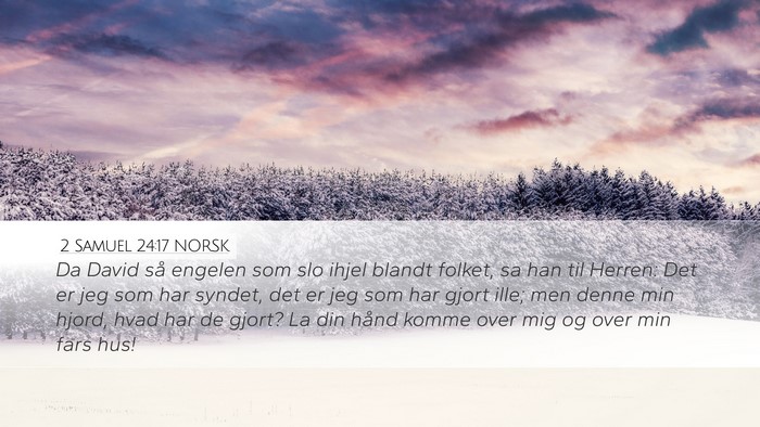 2 Samuel 24:17 NORSK Bible Verse Image